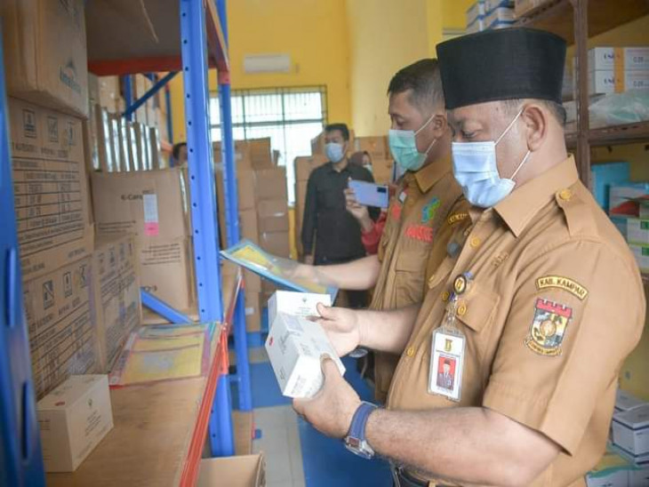 Bupati :”Dinkes Adalah Garda Terdepan Untuk Penanganan Pandemi Covid 19″