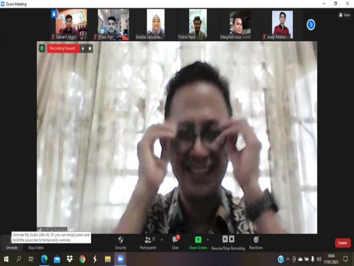 Optimalisasi Potensi Pariwisata Kampar, IPRY-KK Gelar Webinar.