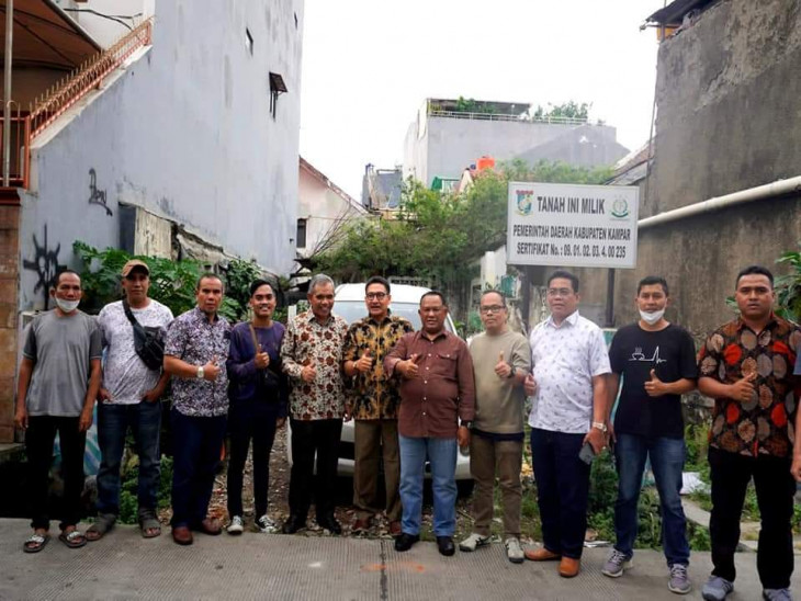 Tinjau Asset Kampar Di Jakarta, Pj. Bupati Kampar : “Insya Allah Akan Dibangun Mess Kampar”