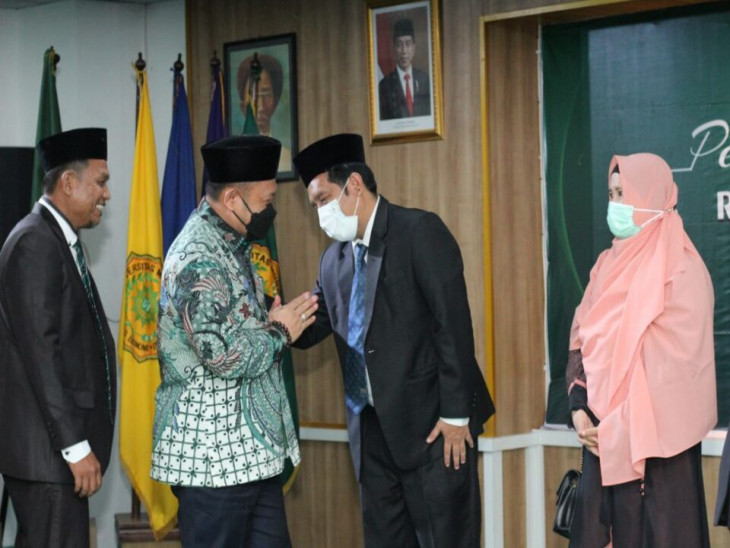 Bupati Kampar Ucapkan Selamat atas Dilantiknya Saidul Amin Sebagai Rektor UMRI Periode 2022-2024.