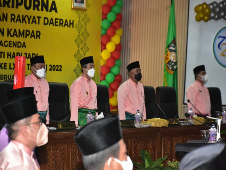Peringatan Hari Jadi Kabupaten Kampar ke 72 Tahun 2022 Berjalan Khidmat.