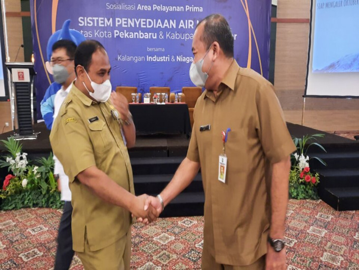 Pemkab Kampar Dukung Percepatan Operasional SPAM Lintas Pekanbaru- Kampar.