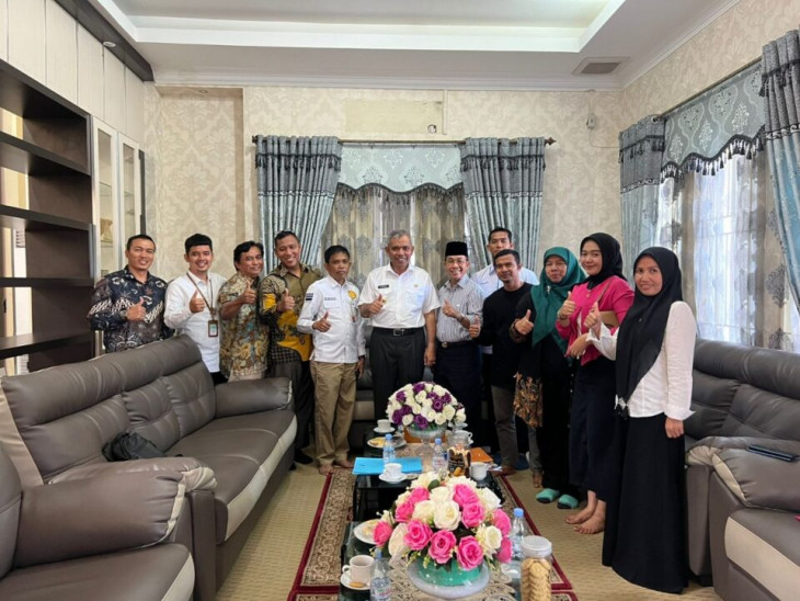 Bergerak Cepat, Pj Bupati Kampar Sambut Hangat Kedatangan Pengurus Koperasi Syariah Digital UMKM Desa Kreatif