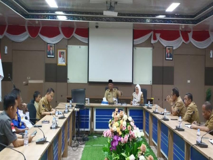 Pemda Kampar Matangkan Persiapan Launching Beras Kampar di Desa Binuang.