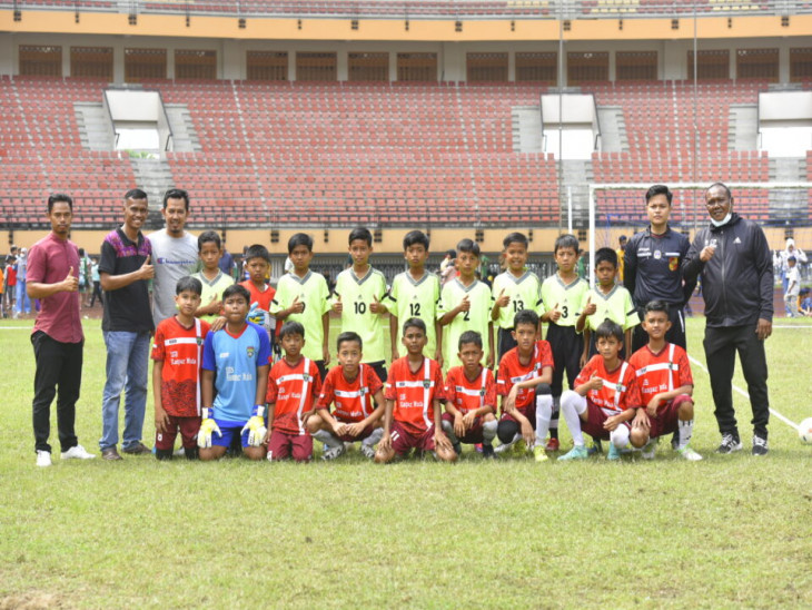 Pemprov Riau Jaring Pemain Sepakbola, Kampar bersama 52 Tim U -10, U-12 Dan U-14 Perebutkan Tiket Ke Bandung.