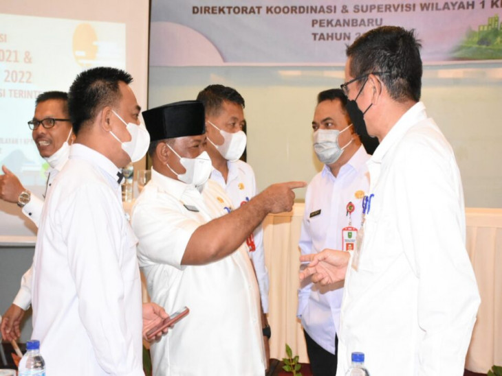 Pemkab Kampar Dukung Pengawasan Lewat Sistem MCP Oleh KPK RI.