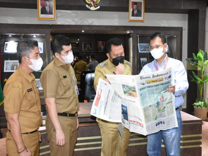 Bupati Kampar Sambut Baik Kunjungan Media Bisnis Indonesia