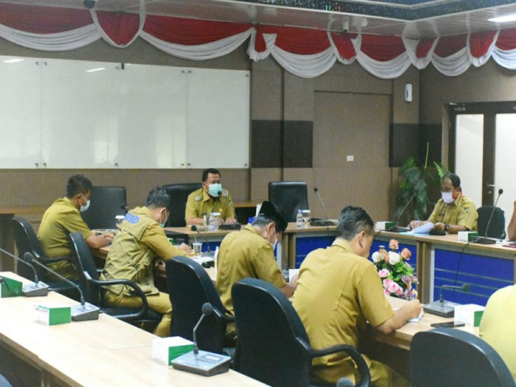 Bupati Kampar Pimpin Rapat Percepatan Pembangunan Program Prioritas Tahun 2021