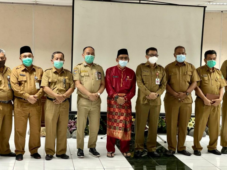 Bappeda Kampar Ekpose Program Prioritas Kampar di Bappeda Propinsi Riau