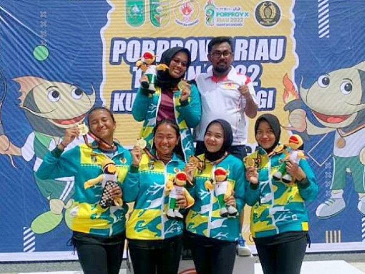 Sehari Menjelang Partai final, Tim Tenis Lapangan Kampar Sudah Sabet 3 Medali
