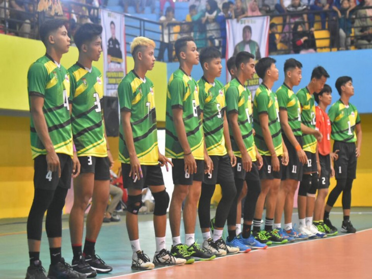 Libas Kota Pekanbaru dan Bengkalis, Tim Bola Voli Putra dan Putri Kampar Tembus Final