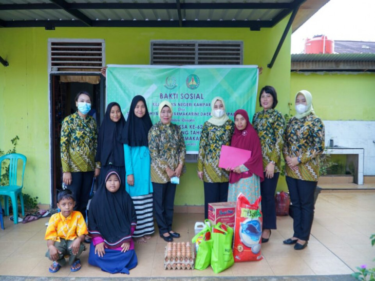 Jelang Peringati HBA Ke 62 dan HUT IAD ke XXII, Kejari Kampar Menyelenggarakan Donor Darah dan Berikan Sembako Kepada Panti Asuhan dan Purnaja