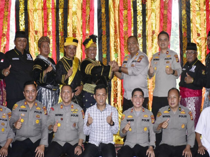 Setahun di Kampar, Kapolres Kampar Pamit dengan Pemda dan LAK Kampar.