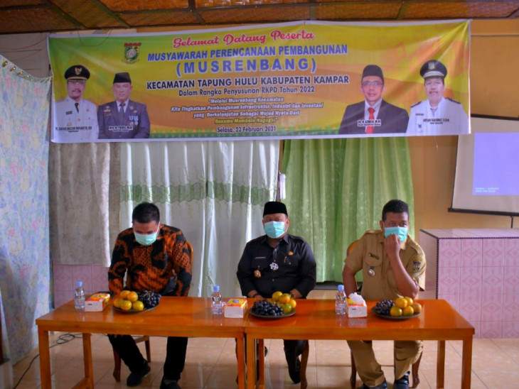 Bupati Buka Musrenbang Kecamatan Tapung Hulu