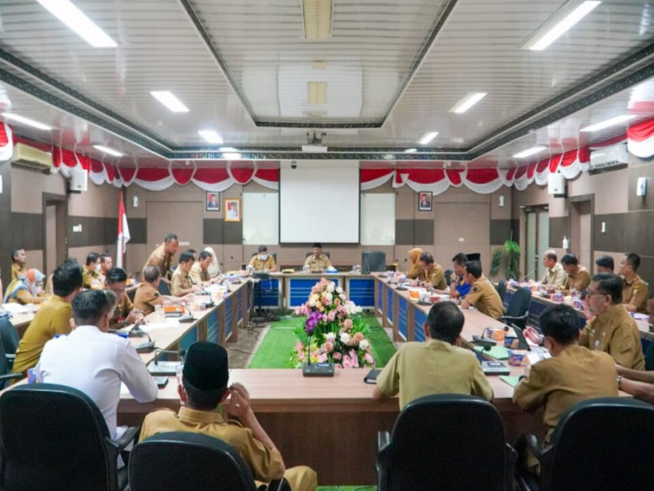 Bahas KUA PPAS TA 2023, Sekda Kampar : Susun Sesuai dengan Amanah Gubernur kepada Penjabat Bupati Kampar.