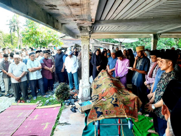 Ibrahim Dt. Paduko Jo Bosagh Berpulang Kerahmatullah, Ninik Mamak Kenegerian dan Masyarakat Kuok Berduka.