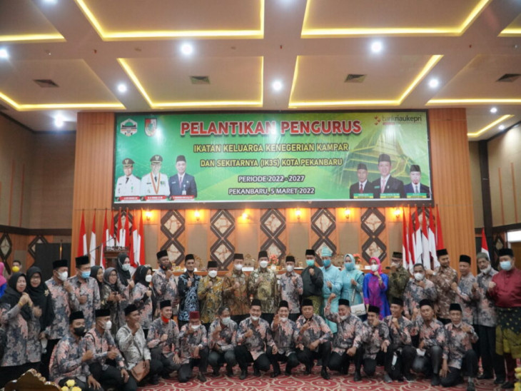 Ikatan Keluarga Kenegerian Kampar dan Sekitarnya (IK3S) Kota Pekanbaru Periode 2022 – 2027 Resmi Dilantik.