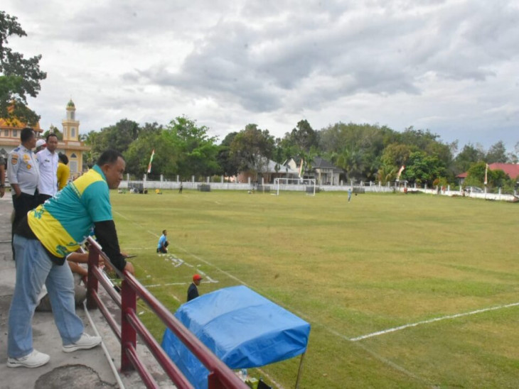 Disaksikan Langsung Sekda Kampar, Tim Sepak Bola Kampar Sukses Kalahkan Dumai dengan Skor 1-0.