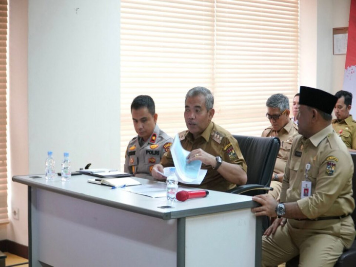 Pj.Bupati Kampar Ikut Rakor Virtual Tentang Pengendalian Inflasi Di Daerah.