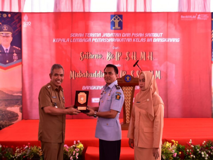 Pj. Bupati Kampar Hadiri Sertijab dan Pisah Sambut Kalapas Kelas IIA Bangkinang