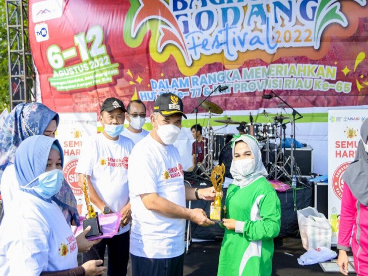 Pj Bupati Kampar Apresiasi Penyelenggara dan pemenang lomba Jingle SIAP.