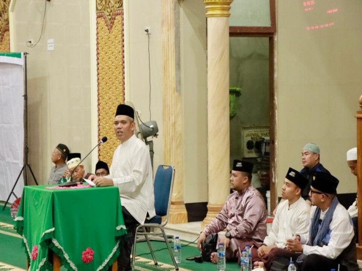 Hadiri 1 Muharram di Salo Bersmaa Ustadz Achmad Zaki Mirza, Kamsol Paparkan Program Kampar Menuju Swasembada Beras, Mohon Dukungan Masyarakat