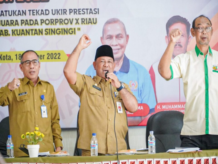 Jumat Pagi, Kontingen Kampar Prorprov Riau 2022 Sudah Berangkat ke Kuansing.