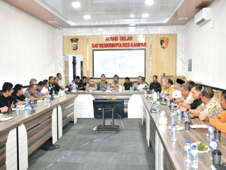 Bersama Pemda Kampar, Polres Kampar Siapkan 914 Personil PAM Tour de Muara Takus 2022.