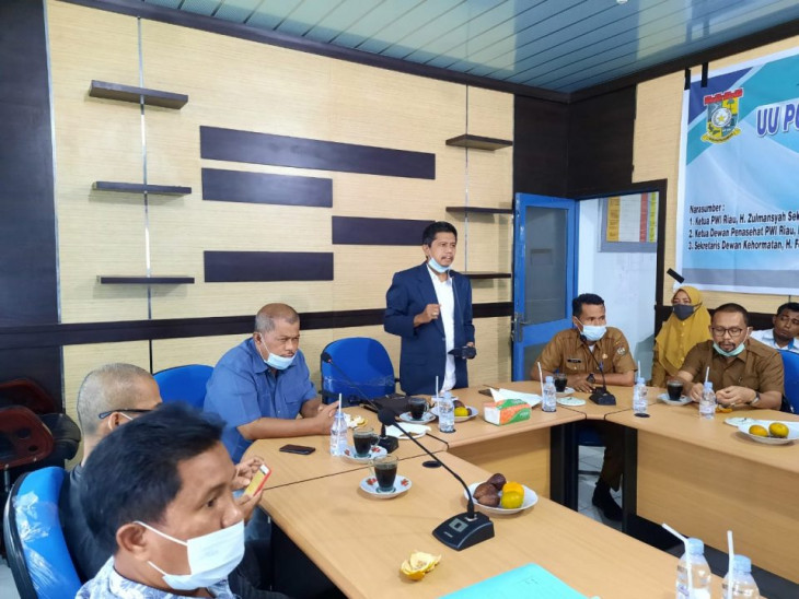 Bupati Kampar Dukung PWI Kampar Lakukan Orientasi Jelang Pelantikan dengan Menghadirkan Ketua Umum Pusat ke Bangkinang 