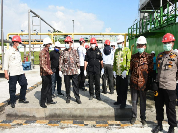 Bupati Dampingi Rombongan Wantanas Kunker Ke KUD Sawit Jaya dan PT. Perkebunan Rakyat.