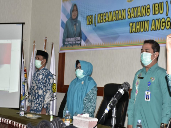 Muslimawati Catur Minta Ketua PKK Kecamatan Sukseskan Program Kecamatan Sayang Ibu (KSI)