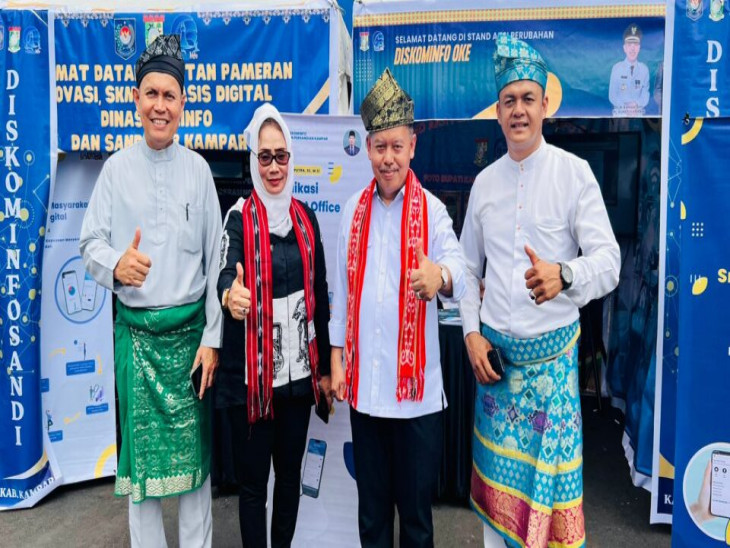 Stand Expo Aksi Perubahan Diskominfosandi Kampar Ramai Dikunjungi.