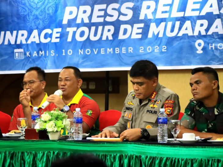 Jelang Tour De Muara Takus, ISSI Riau gelar Press Release dengan Insan Pers Se-Provinsi Riau.