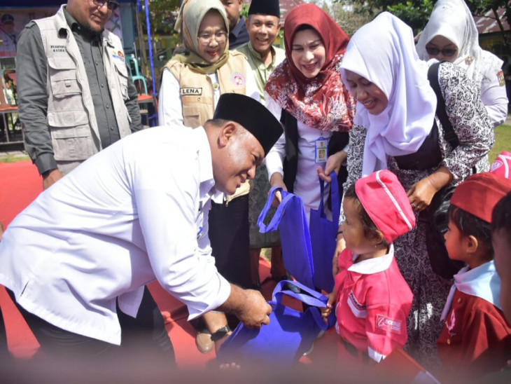 Cegah Stunting, TPPS Kampar Gelar Konvergensi Stunting dan Bakti Sosial.