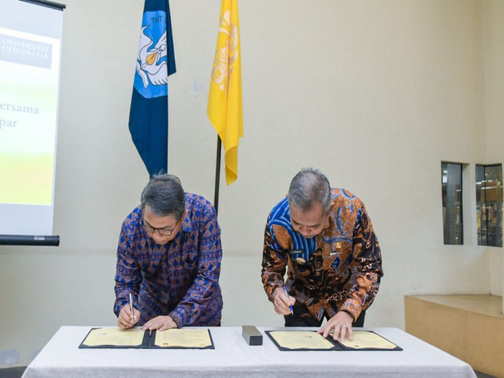 Pj. Bupati Kampar Lakukan MOu dengan Universitas Indonesia