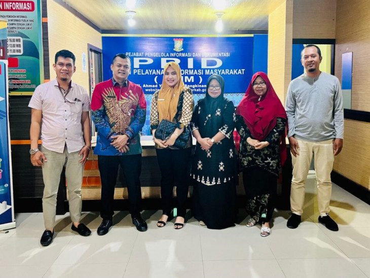 Diskominfotik Riau Kunjungi Diskominfosandi Kampar.