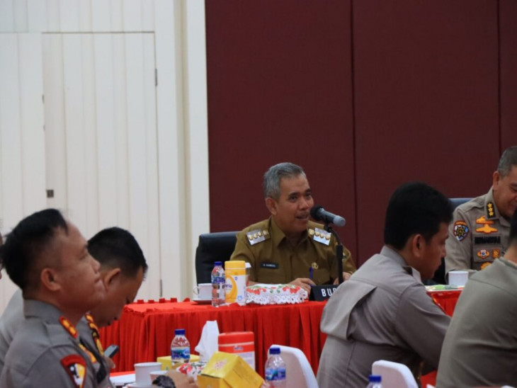 Bersama Pemprov dan Polda Riau Pj.Bupati Kampar Hadiri Langsung Rapat Teknis Pelaksanaan Event Tour De Muara Takus 2022.