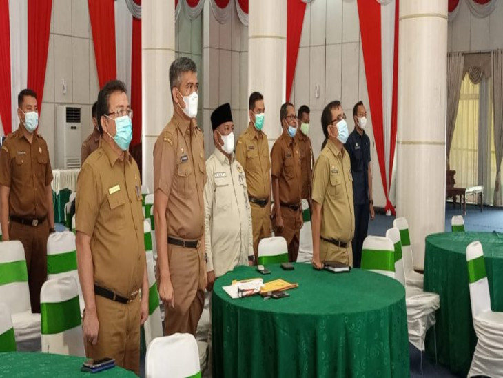 Kampar Ikuti peluncuran Aksi Pencegahan Korupsi STRANAS PK 2021-2022