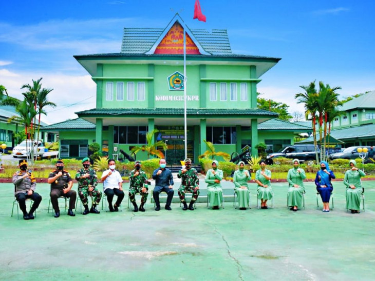 Asisten III Sambut Kunjungan Kasdam I/Bukit Barisan