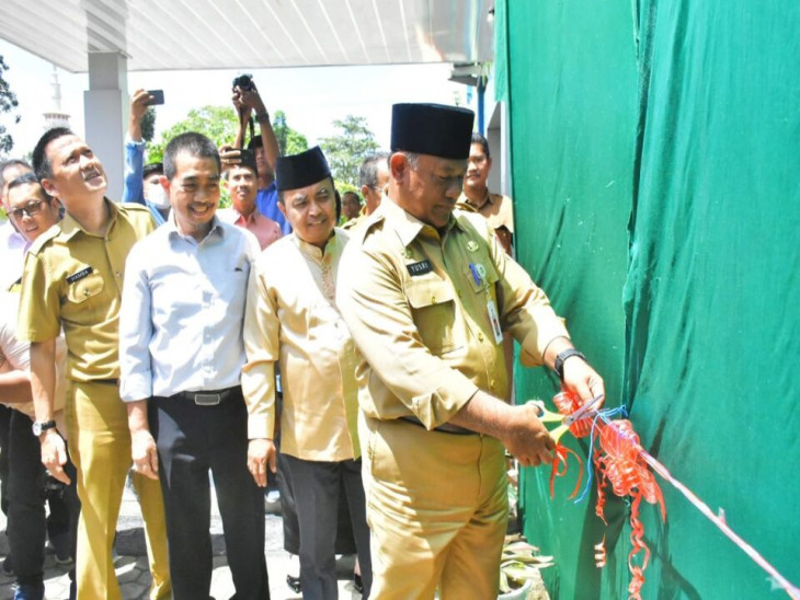 Sekda Kampar Launching Inovasi Pelanyan Perizinan dan Non Perizinan DPMPTSP