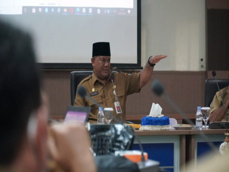 SEKDA KAMPAR MINTA OPD SELESAIKAN LPPD TEPAT WAKTU