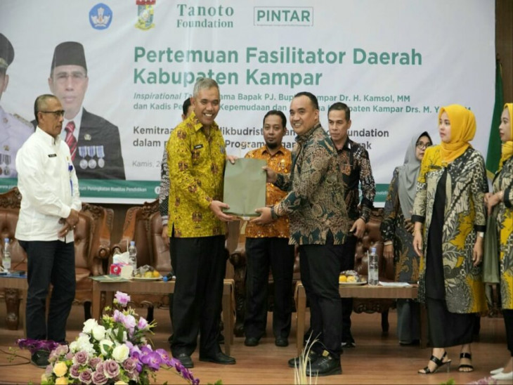Bersama Tanoto Foundation, Fasilitator Daerah Kampar Gelar Inspirational Talk dengan Pj. Bupati Kampar.