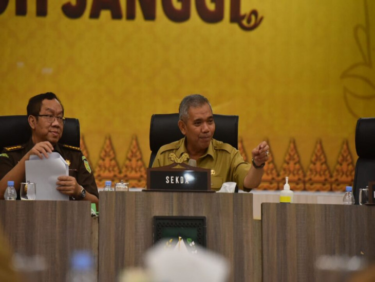 Pj. Bupati Kampar Hadiri Rakor Tindak Lanjut Keputusan Menteri LHK Terkait Ganti Rugi Tol.