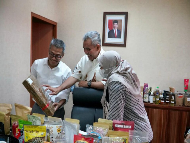 Pj. Bupati Kampar Dr. H. Kamsol Berkunjung ke Kementerian Desa PDT dan Transmigrasi terkait Pengembangan UMKM Lokal.