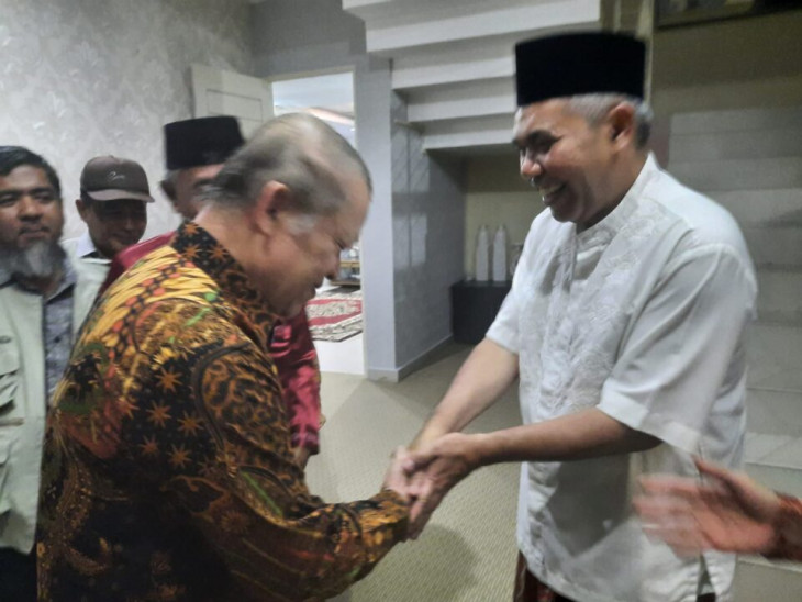 Pj Bupati Kampar Terima TP2GD Kampar Prof. Yusri Munaf dan Tim.