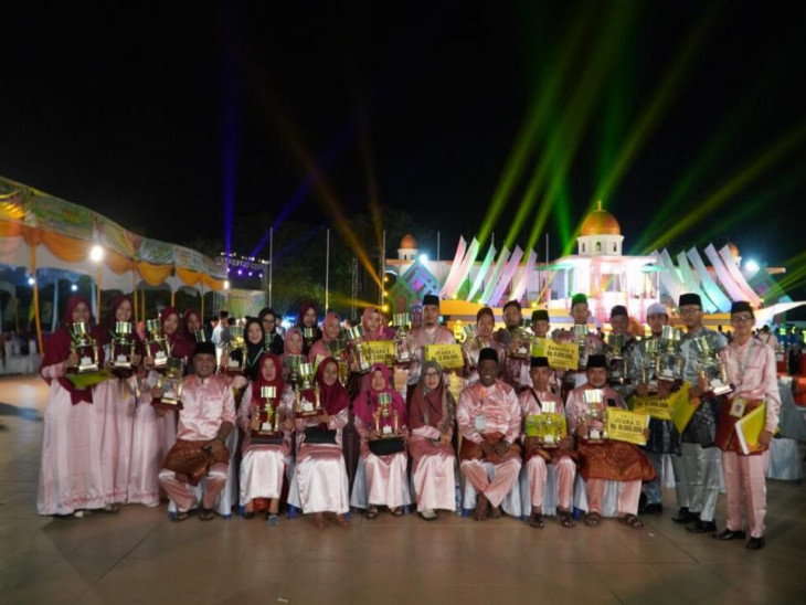 Kampar Tempati Posisi IV pada MTQ XL Tingkat Provinsi Riau 2022.