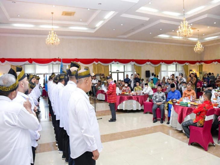 Hadiri Pelantikan PWI Riau, Pj.Bupati Kampar Ajak Pengurus Baru PWI Riau Berginergi Bangun Daerah