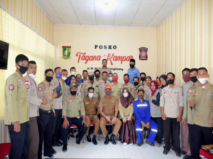 Kadis Sosial Himbau Anggota Tim TAGANA Jaga Keselamatan Diri Saat Bertugas 