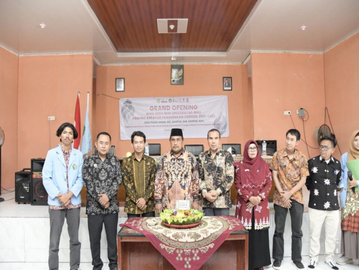 Grand Opening Bina Desa BEM UNRI, Asisten II Suhermi : Ini Bentuk Kontribusi Nyata Bagi Masyarakat.