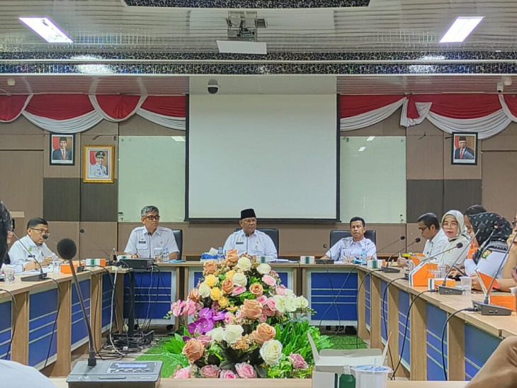 Sekda Kampar Pimpin Rapat Persiapan sambut HUT Korpri Ke – 51.